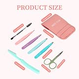 SWEET VIEW 7pcs Eyebrow Tweezers Kit Stainless Steel Precision Plucker with view 3