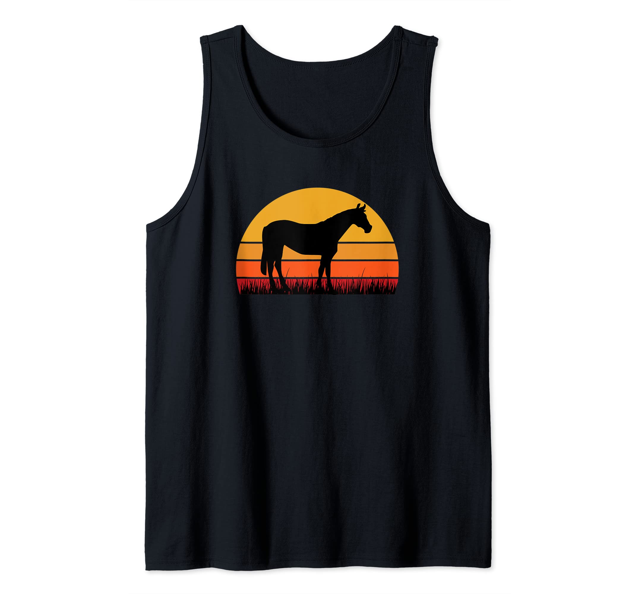 Horse Equine Equestrian Cowboy Farm Farmer Ranch Pony Tank Top