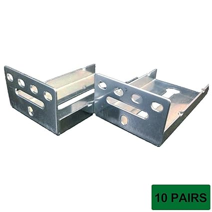 Probrico 10 Pairs Brackets For Rear Mount Rear Mount Drawer Slides Brackets