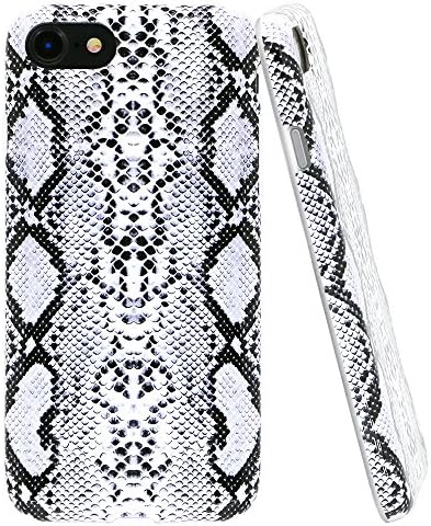 Lartin Soft Flexible Jellybean Gel TPU Case for iPhone SE 2nd 2020 / iPhone 8 / iPhone 7 / iPhone 6S / iPhone 6 (Cool Snakeskin)