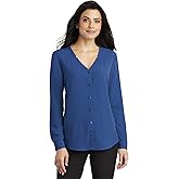 Port Authority Women's Long Sleeve Button-Down Blouse