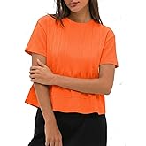 LOMON Spring Peplum Tops for Women Babydoll Pleated Short Sleeve Crop Swing Shirts Blouses Trendy Casual Clothing 2026