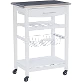 Linon Home D&eacute;cor Kitchen Cart White