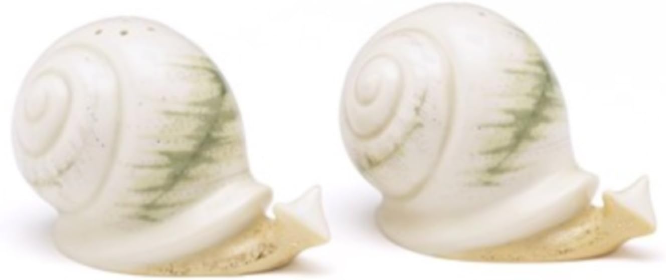 Fine China Snail Salt & Pepper Shaker Set from the Lenox Garden Splendor Collection