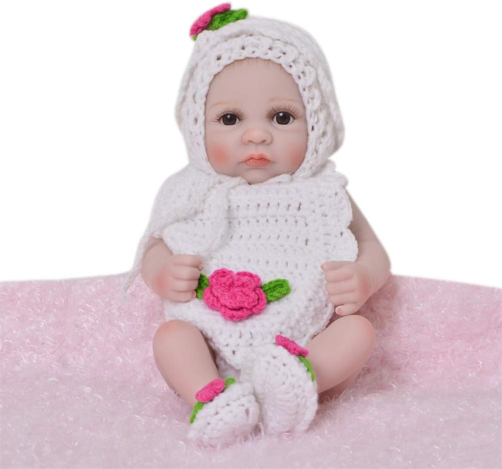 Prezzo GUALA Lavabile 10 Vinyl Baby Doll Pollici Rinascita Bambino Girl Doll Morbido Silicone con Cute Vestiti del Bambino Offerte