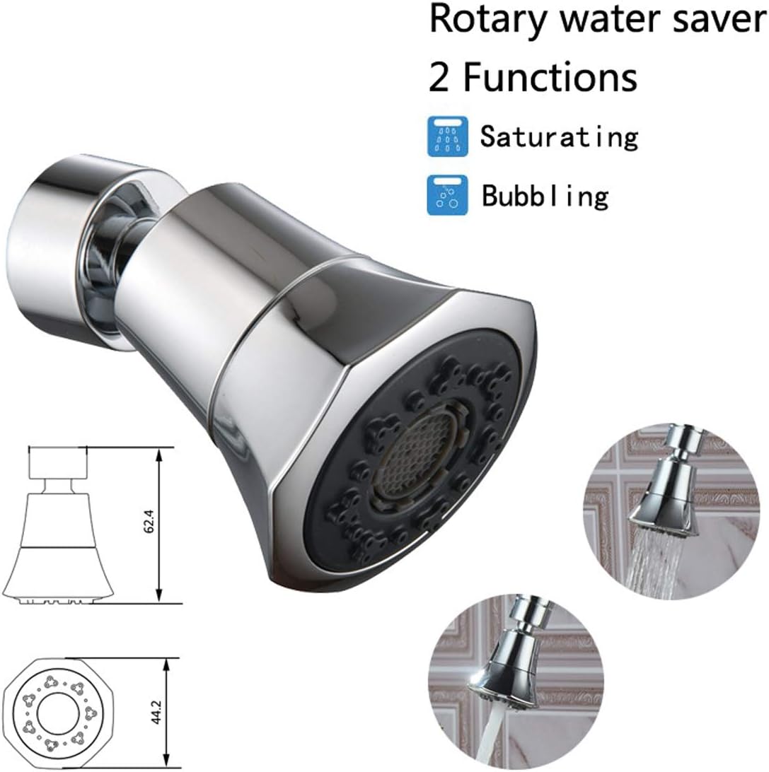 360 Rotatable Water Saver Faucet Water Saving Filter Sprayer for Bathroom Kitchen Tap Nozzle Filter Adapter