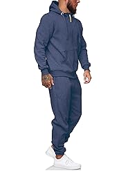 CUBECIRCLE Sweatsuits for Men 5 Piece Men's Jogging