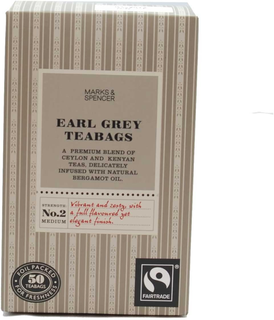 Marks & Spencer Earl Grey Teabags 50 Bags (From the UK) Amazon.ca Grocery