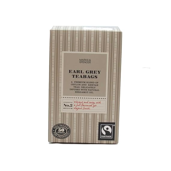 Marks & Spencer Earl Grey Teabags 50 Bags (From the UK)