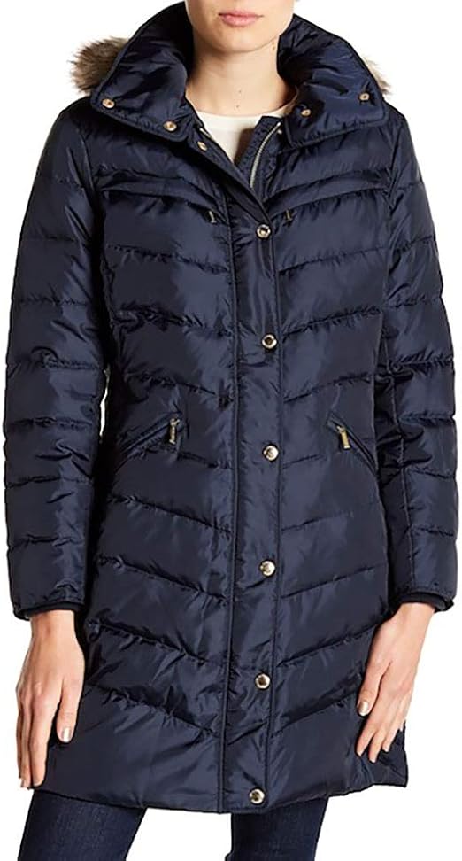 michael kors missy faux fur hooded jacket