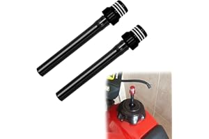 Apalie 2 Pcs Gas Cap Vent Tube With Valve Ball, Fuel Gas Tank Cap Breather Vent Hose, Two-way Breather Tube Vent for Motorcycle 50cc 110cc 125cc 150cc Pit Bike Tao tao Kids ATV Quad Trail Bike(Black)