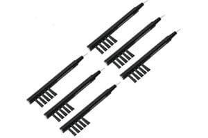 HTBMALL 3 in 1 Hearing Aid Cleaning Magnet Brush Universal Cleaning with Wax Loop and Battery Magnet Insert Tool(6 PCS)