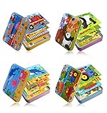 Vileafy Party Favors Puzzles for Kids Wooden Puzzles for Boys & Girls, 4 Sets (with Individual Storage Tin)