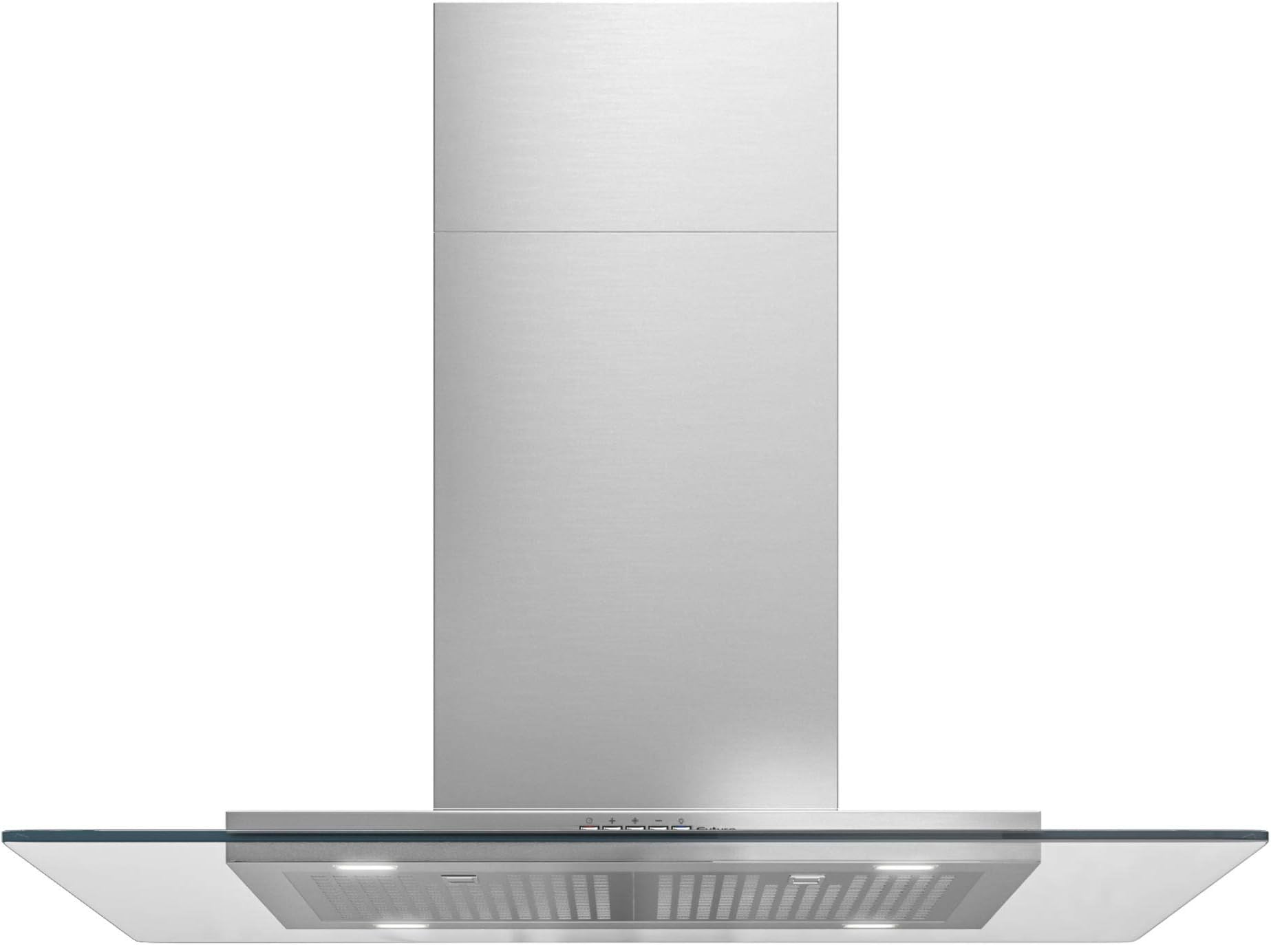 Futuro Futuro Island-Mount Range Hood 36" 940-CFM | Venice | Stainless Steel Vent Hood | Modern Italian Exhaust Hood | LED, Ultra-Quiet with Blower