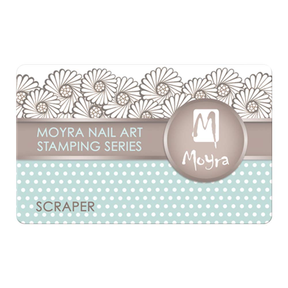 Moyra Moyra Nail Scraper Sets for Stamping No.02 (Thick Card, Special Fine Lines) - 1 Piece