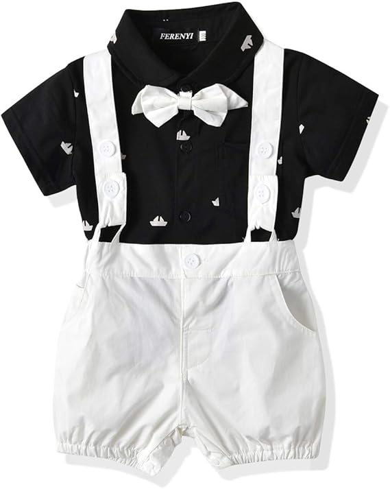 baby boy bowtie outfit