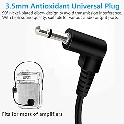 VOVIGGOL 2Pcs Microphone Headset Mic, Flexible
