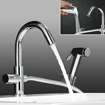 Kinse® Grifo de frío de doble función Extensible: Amazon.es ...