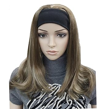 Amazon Com Lydell Long Straight Wave Headband Synthetic Wigs