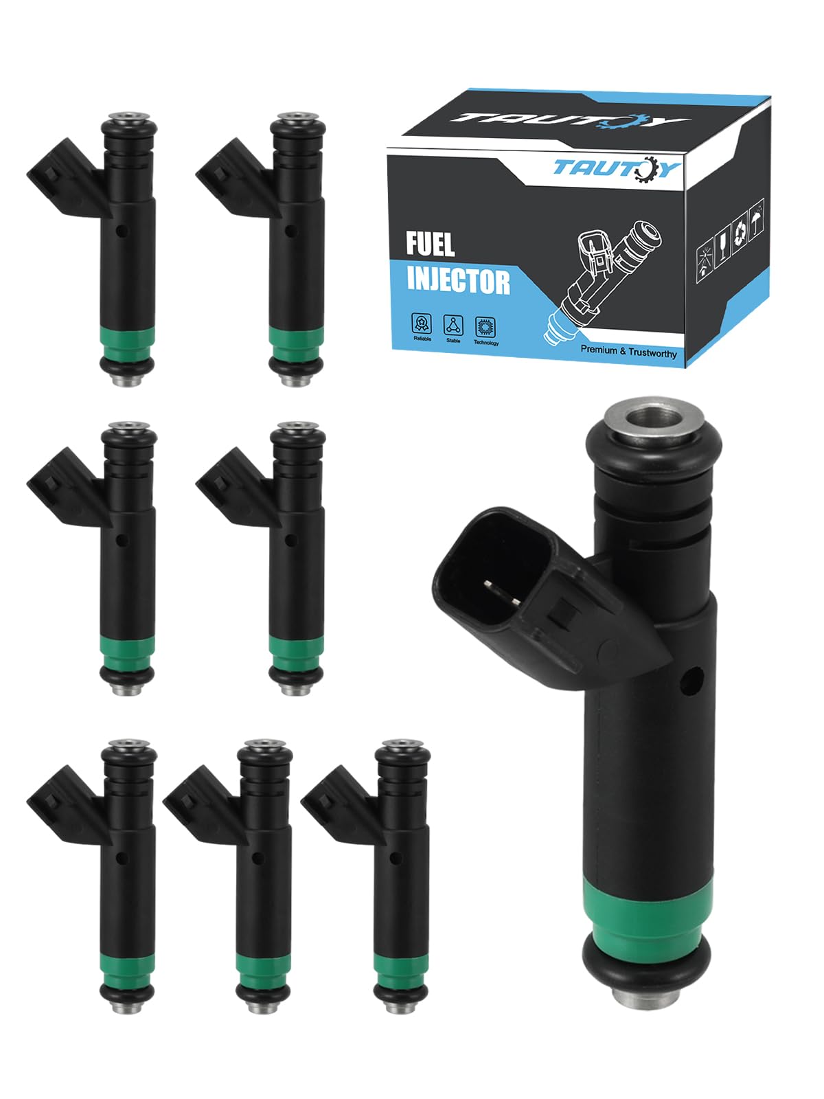 Photo 1 of TAUTOY FJ475 Fuel Injectors 8PCS 4.7L Only For Chrysler Aspen 2007,For Dodge 2001-2007 Dakota Durango Ram 1500,For Mitsubishi Raider 2006-2007,For Jeep Commander Grand Cherokee