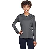 Team 365 Ladies' Zone Performance Long-Sleeve T-Shirt 2XL SPORT GRAPHITE