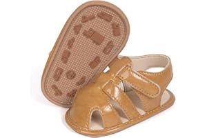 Miamooi Infant Baby Boys Girls Summer Beach Sandals Non Slip Soft Rubber Sole Toddler Outdoor Closed-Toe First Walker Shoes