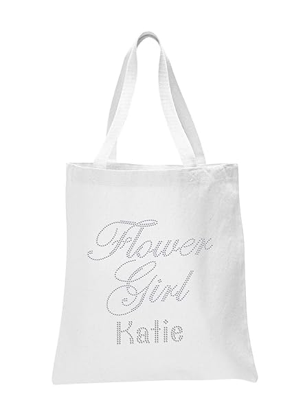 personalised flower girl bag