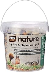 Extra Select Squirrel & Chipmunk Feed In Bucket 1ltr
