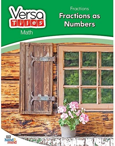 hand2mind VersaTiles Math Books Grade 3 (Fractions: Fractions as Numbers)