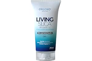 ORGONO LIVING SILICA Living Silica Collagen Booster Gel | Supplement for Skin Application and Dermal Absorption | Clinically Proven | Promotes Hydration and Collagen Regeneration for Joint and Skin Health