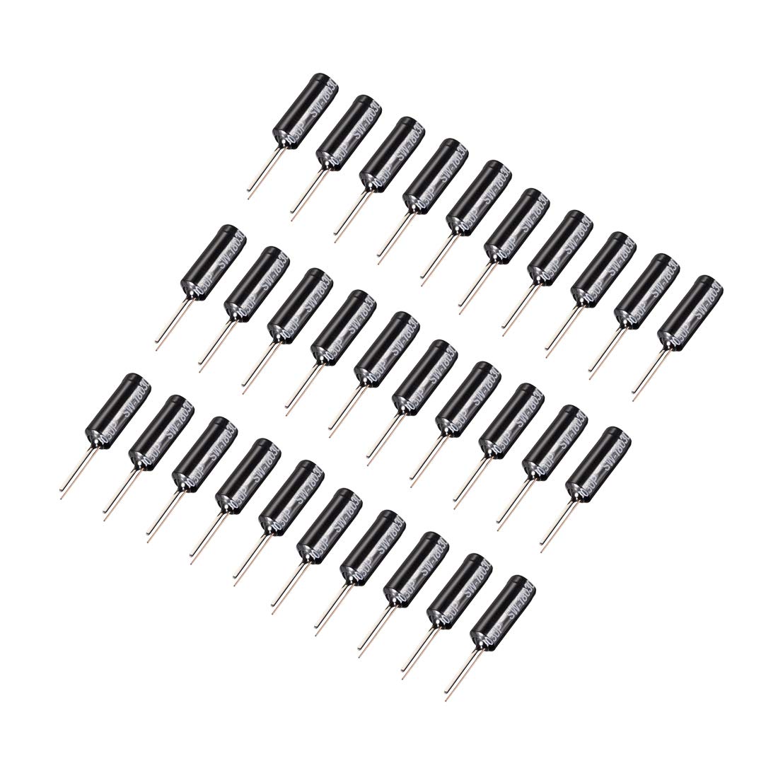 sourcing map SW-18030P Retarded Sensitivity Spring Electronic Vibration Sensor Switch 30Pcs