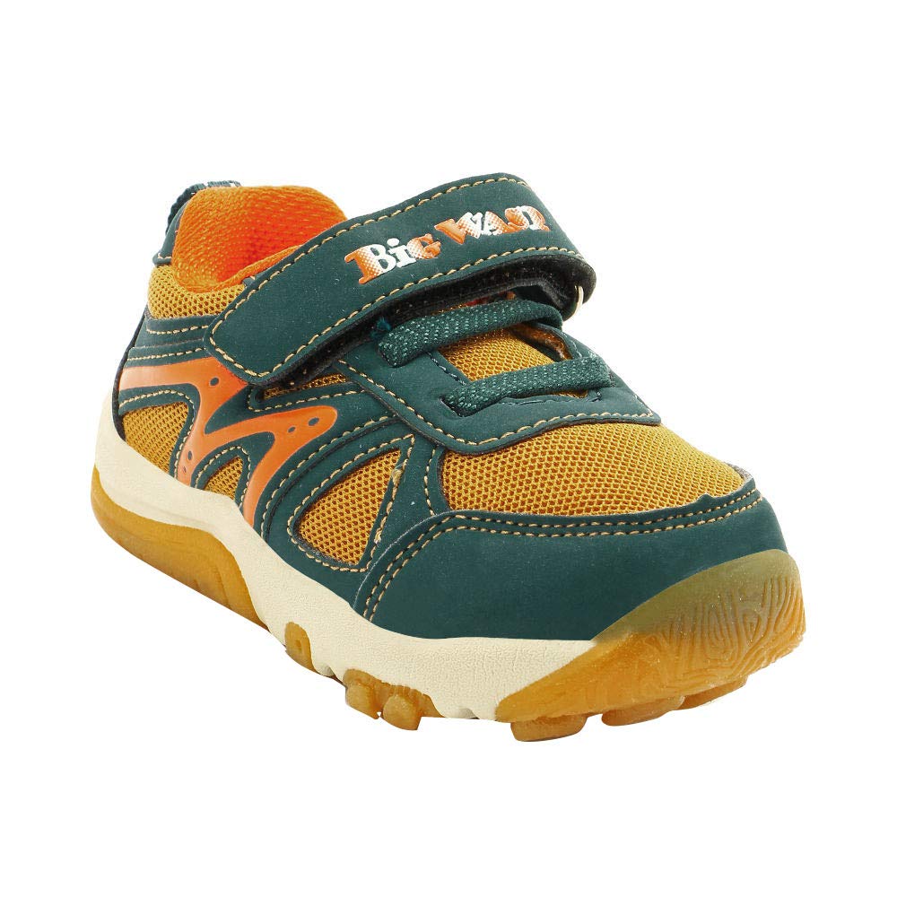 orange color sneakers