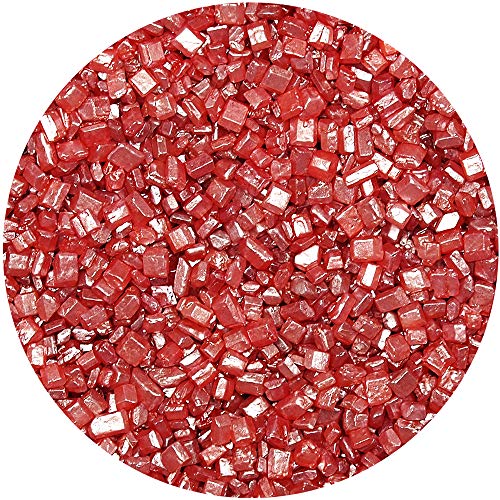 Quality Sprinkles NaturalÂ RedÂ Nuts Dairy Soy Gluten GMO Free Shimmer Sparkling Sugar