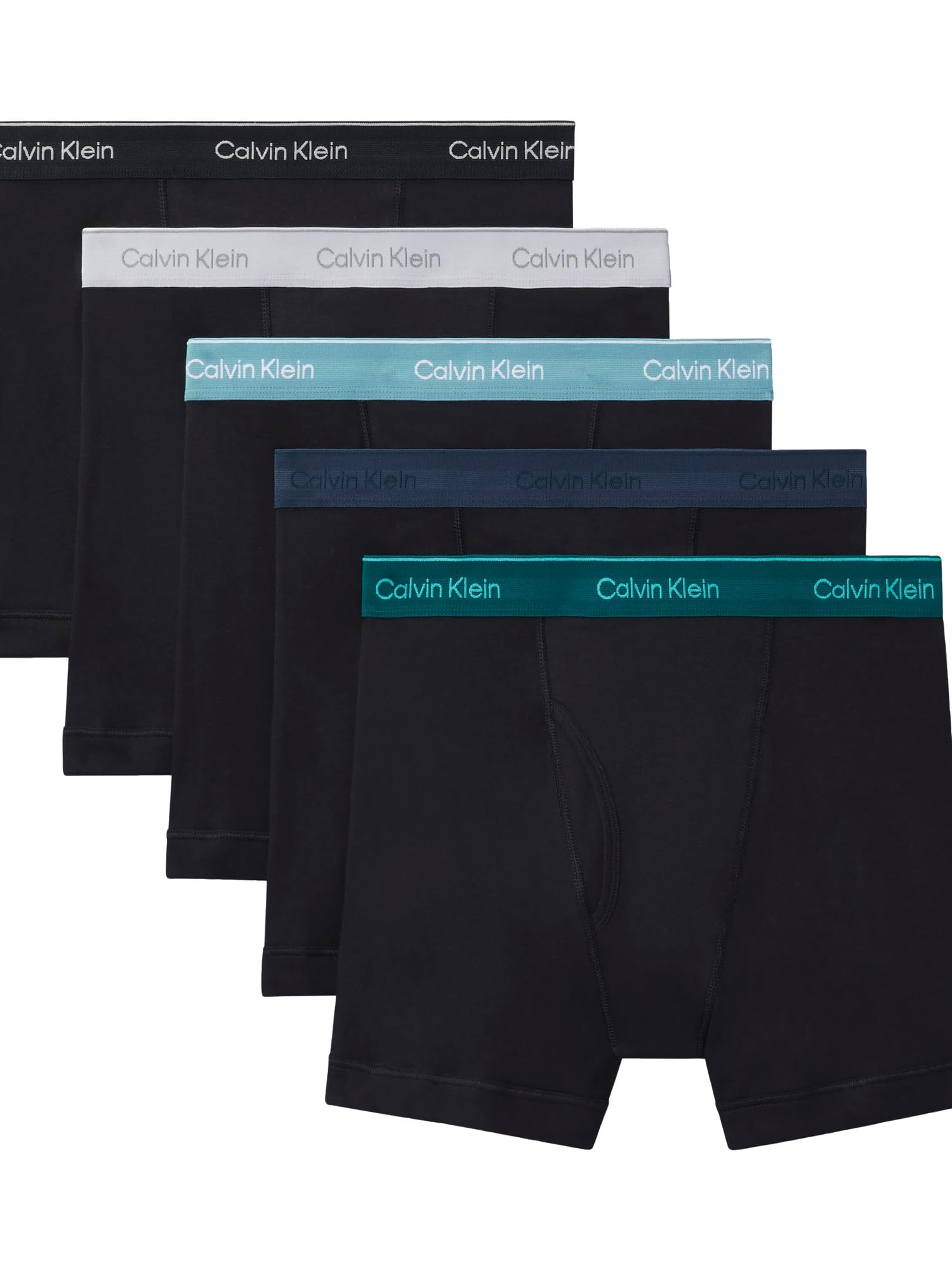 Calvin Klein Men's Cotton Classics 5-Pack Boxer Brief Image Calvin Klein Men's Cotton Classics 5-Pack Boxer Brief Image