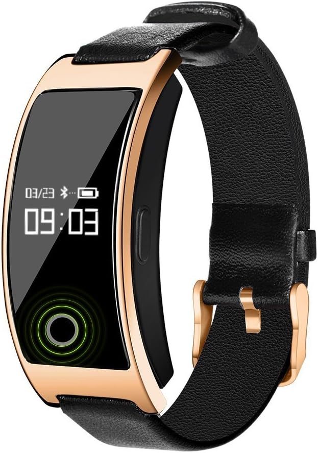 Fitness Tracker Watch Smart Bracelet Activity Tracker Heart Rate Monitor Waterproof Bluetooth OLED Touch and Sedentary Alert Calorie Counter SMS Calls Reminder Sports Pedometer for iOS / Android
