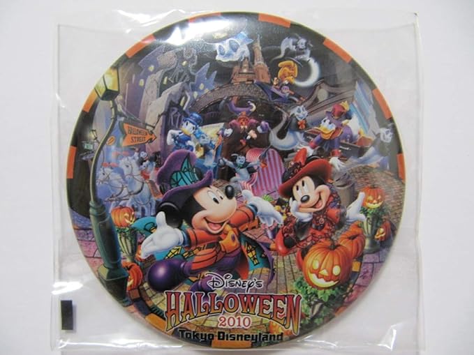 Amazon Tdl Disney ディズニーランド 10年 ハロウィン 缶バッジ ミッキー ミニー ドナルド デイジー ゴースト Tdr 限定 バッジ ホビー