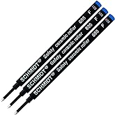 3 Pack - Blue Fine Tip Schmidt 888 Rollerball Refill