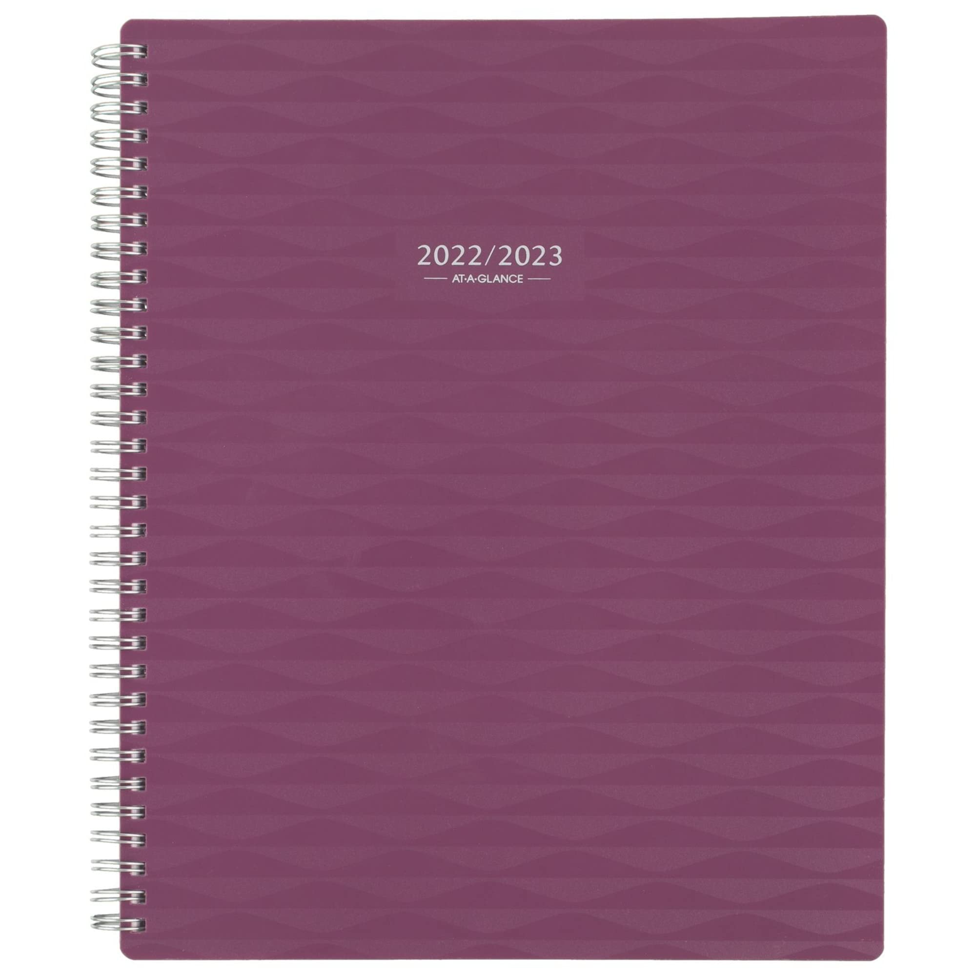 AT-A-GLANCE 2022-2023 Planner, Weekly & Monthly Academic, 8-1/2" x 11", Large, Elevation, Berry (75959P5623)