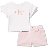Calvin Klein girls 2pc Short Set