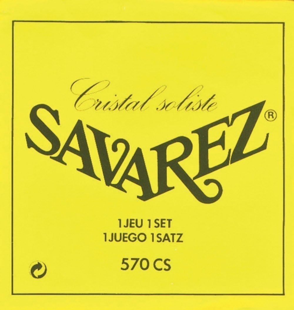 Savarez Classical Guitars Strings Alliance Cristal 570CS Set High Tension yellow, Gelb, Konzertgitarre / Klassikgitarre