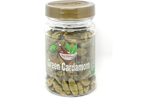 DESI KITCHEN AUTHENTIC INDIAN PRODUCTS Desi Kitchen Spices All Natural | Salt Free | Vegan | NON GMO | Indian Green Cardamom Jumbo Pods - Seeds (Elaichi) 2oz Freshness and Aroma Guaranty