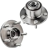 Detroit Axle - Pair Front Wheel Bearing and Hubs Assembly with 5-Lug for Mazda 3 2004-2005, 2.0L 2.3L, Built to 01/01/2005