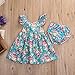 GRNSHTS Baby Girls Flower Print Ruffles Dress Set with Briefs (70 cm/ 0-6 Months, Floral Dress & Briefs)