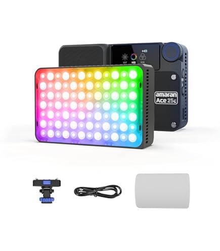 Amazon.com: amaran Ace 25c Kit RGB Pocket LED Light,Boost Mode to