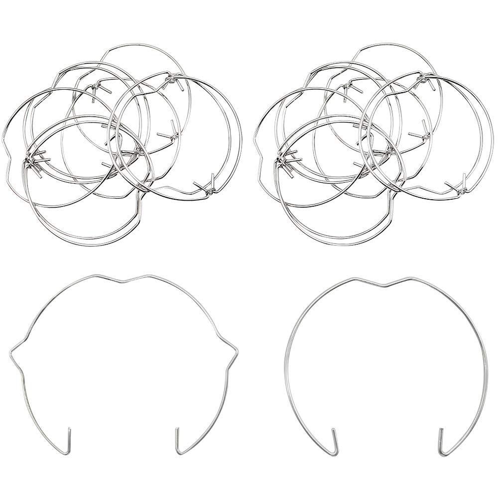 KiKiHong 20 Pcs Lamp Retaining Spring Clip for GU10 & MR16 Retaining Ring Clasp Clip Bulb Holder, Diameter 50MM