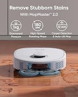 eufy X10 Pro Omni Robot Vacuum Cleaner with Mop Dual Mops 12 mm Lift AI Obstacle view 4