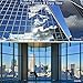 bofeifs One Way Window-Film (23.6 Inch x 7.54Feet) Mirror Film Reflective Window Film Self-Adhesive Solar Control Glass Film,Silver