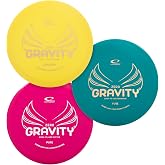 Latitude 64 Gravity Disc Golf Starter Set, 3-Pack, Pure, Fuse, Explorer | 3 Piece Disc Golf Set, Lightweight, Floating Plastic for Longer Flights, Perfect for Beginners