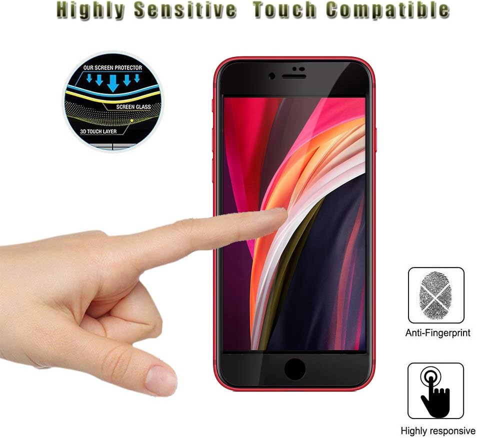 GiiYoon-3 PACK Screen Protector for iPhone SE 2022/2020 - Image 5