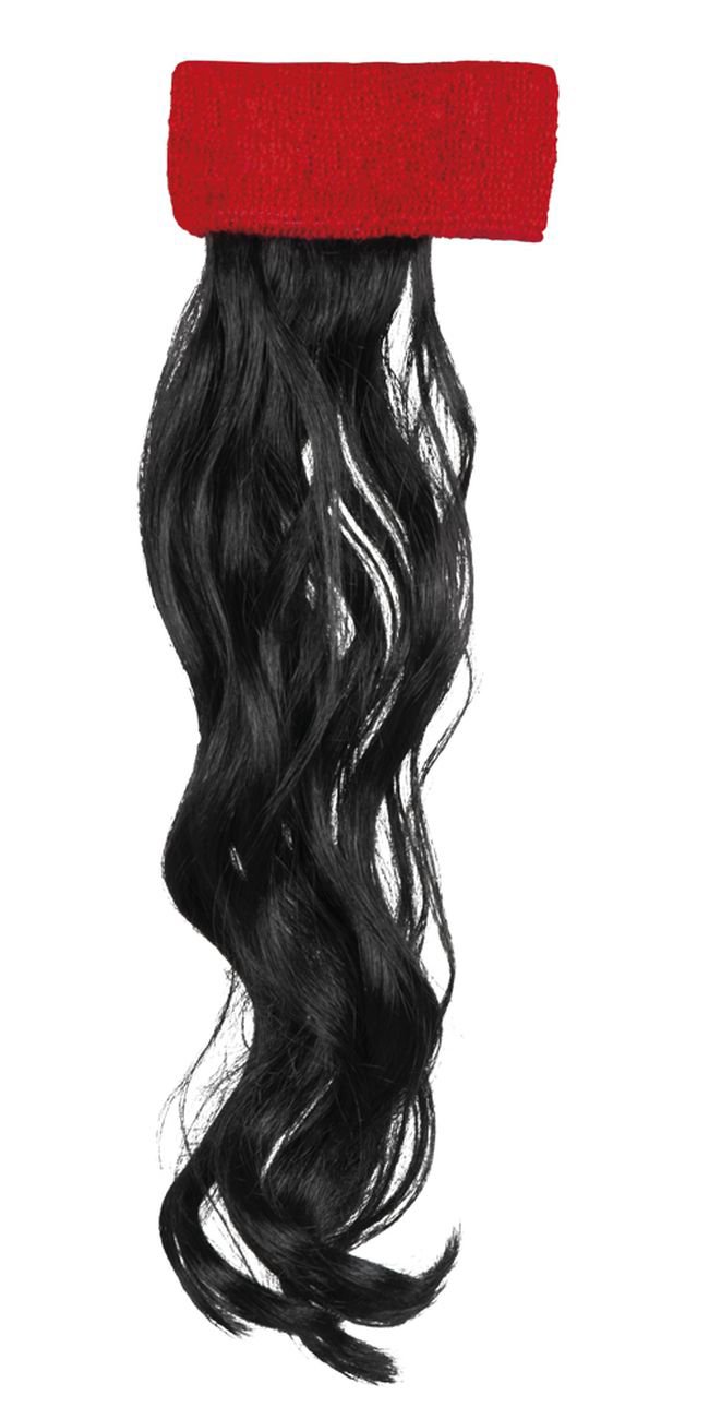 Boland 85994 Beaded Headpiece with Hair – One Size